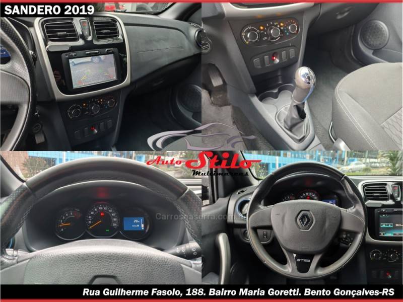 RENAULT - SANDERO - 2018/2019 - Preta - R$ 49.990,00