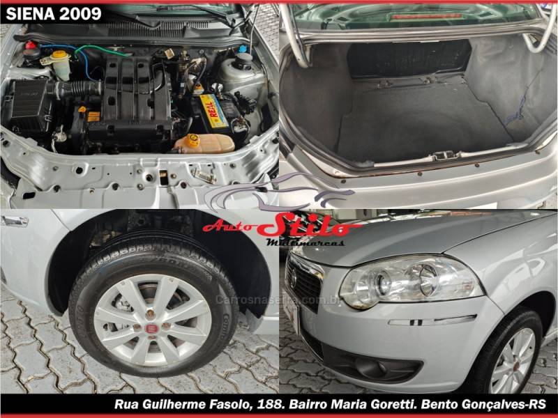 FIAT - SIENA - 2008/2009 - Prata - R$ 31.900,00