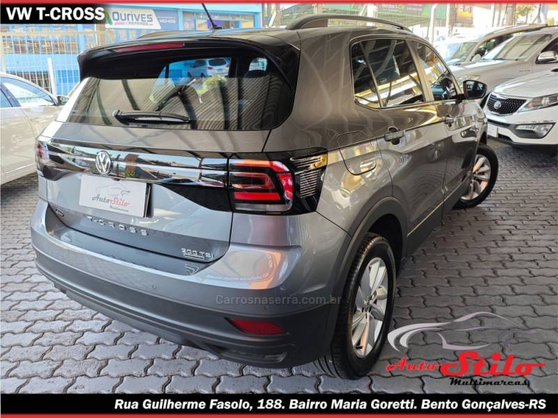 VOLKSWAGEN - T-CROSS - 2019/2020 - Cinza - R$ 96.900,00