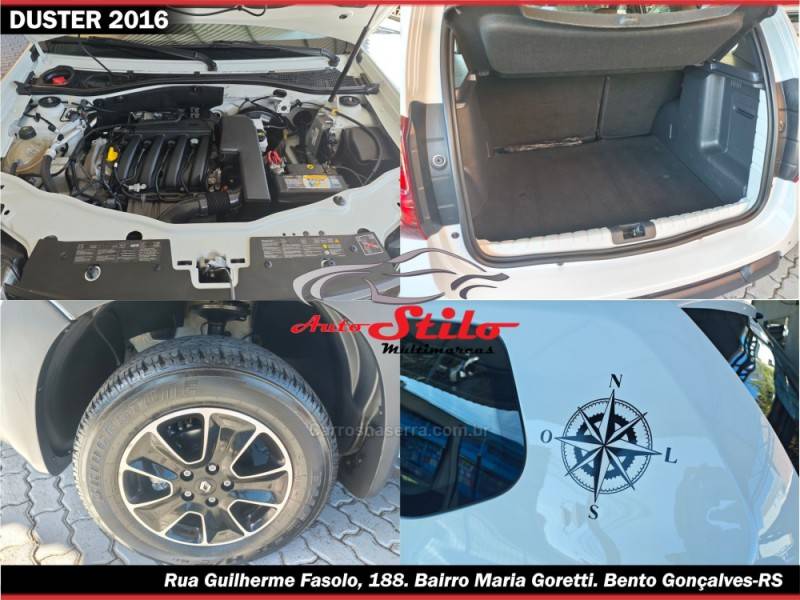 RENAULT - DUSTER - 2016/2016 - Branca - R$ 64.900,00