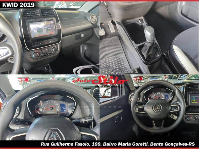 RENAULT - KWID - 2018/2019 - Laranja - R$ 39.900,00