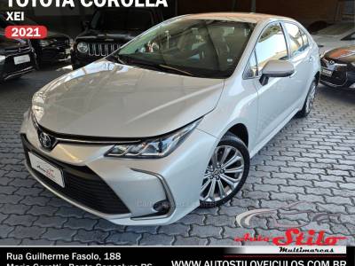 TOYOTA - COROLLA - 2020/2021 - Prata - R$ 128.900,00
