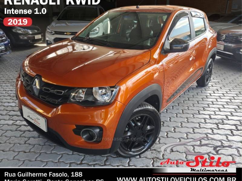 RENAULT - KWID - 2018/2019 - Laranja - R$ 39.900,00