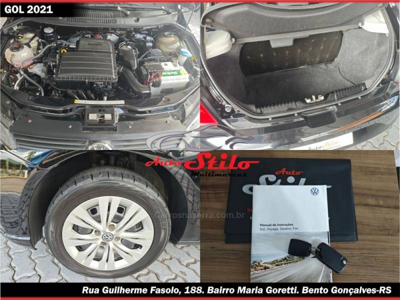VOLKSWAGEN - GOL - 2021/2021 - Preta - R$ 59.900,00