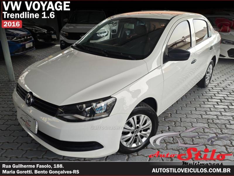 VOLKSWAGEN - VOYAGE - 2015/2016 - Branca - R$ 46.900,00