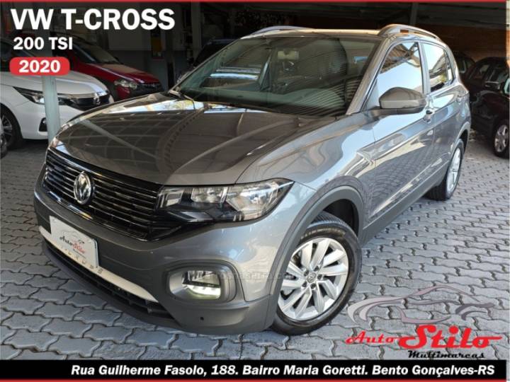 VOLKSWAGEN - T-CROSS - 2019/2020 - Cinza - R$ 96.900,00