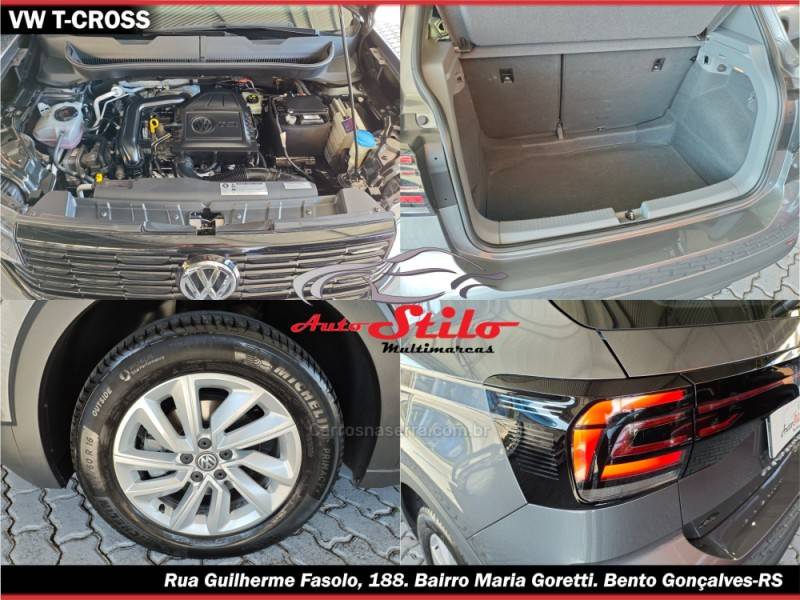 VOLKSWAGEN - T-CROSS - 2019/2020 - Cinza - R$ 96.900,00