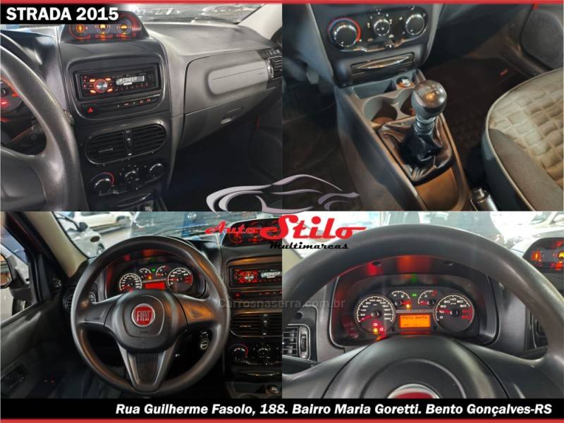 FIAT - STRADA - 2014/2015 - Vermelha - R$ 62.750,00