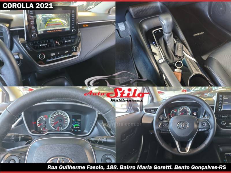 TOYOTA - COROLLA - 2020/2021 - Prata - R$ 128.900,00