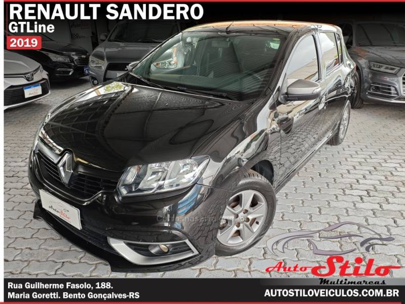 RENAULT - SANDERO - 2018/2019 - Preta - R$ 49.990,00