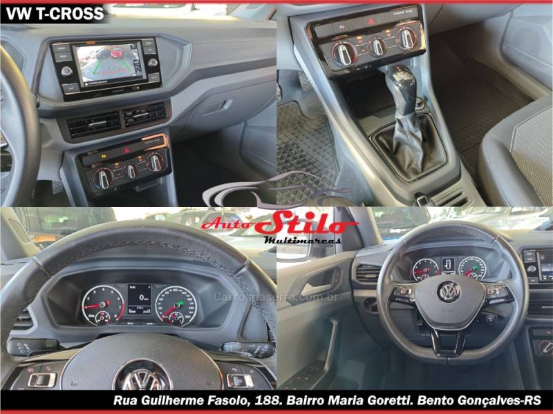 VOLKSWAGEN - T-CROSS - 2019/2020 - Cinza - R$ 96.900,00