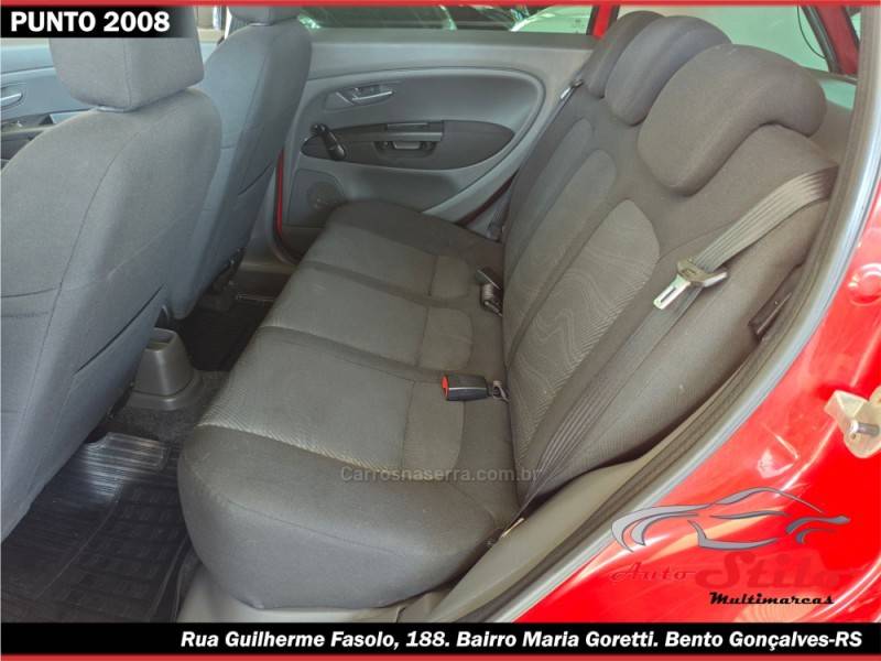 FIAT - PUNTO - 2007/2008 - Vermelha - R$ 31.900,00