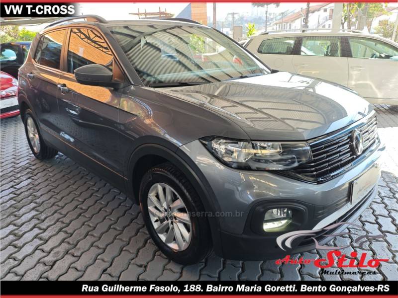 VOLKSWAGEN - T-CROSS - 2019/2020 - Cinza - R$ 96.900,00