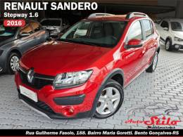 RENAULT - SANDERO - 2015/2016 - Vermelha - R$ 47.795,00