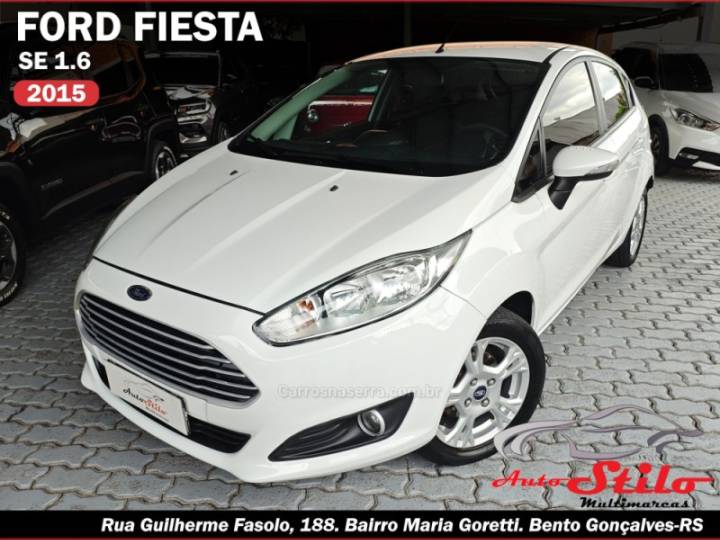 FORD - FIESTA - 2015/2015 - Branca - R$ 49.900,00