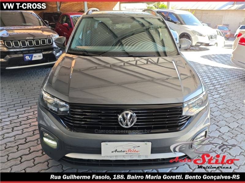 VOLKSWAGEN - T-CROSS - 2019/2020 - Cinza - R$ 96.900,00