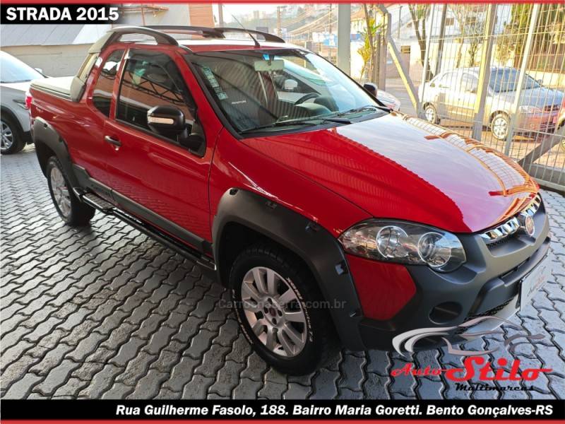 FIAT - STRADA - 2014/2015 - Vermelha - R$ 62.750,00
